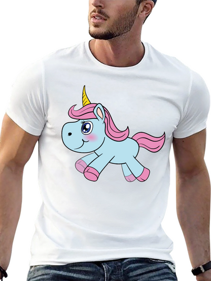 Unicorn Graphic Black T-Shirt