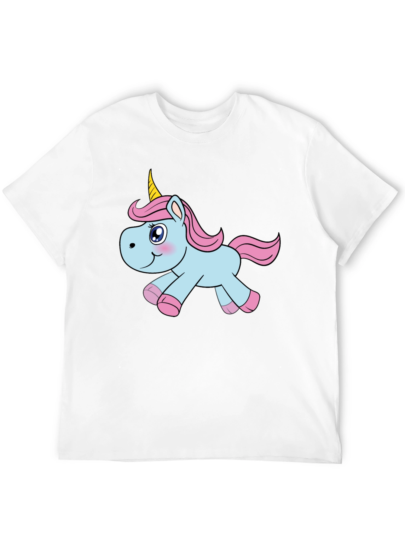 Unicorn Graphic Black T-Shirt