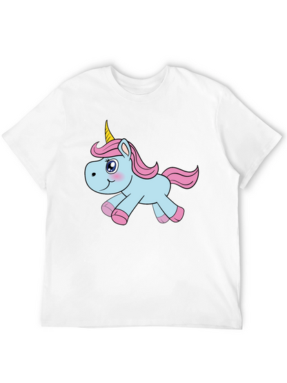 Unicorn Graphic Black T-Shirt