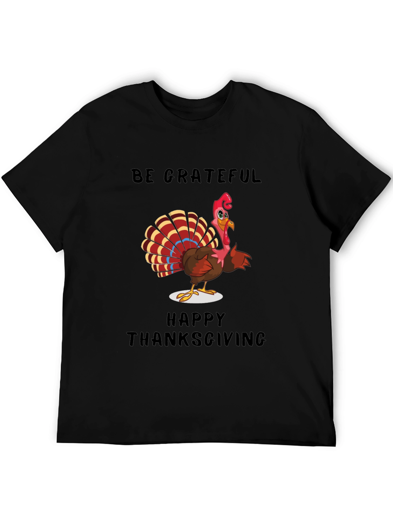 Thanksgiving Turkey Graphic T-Shirt
