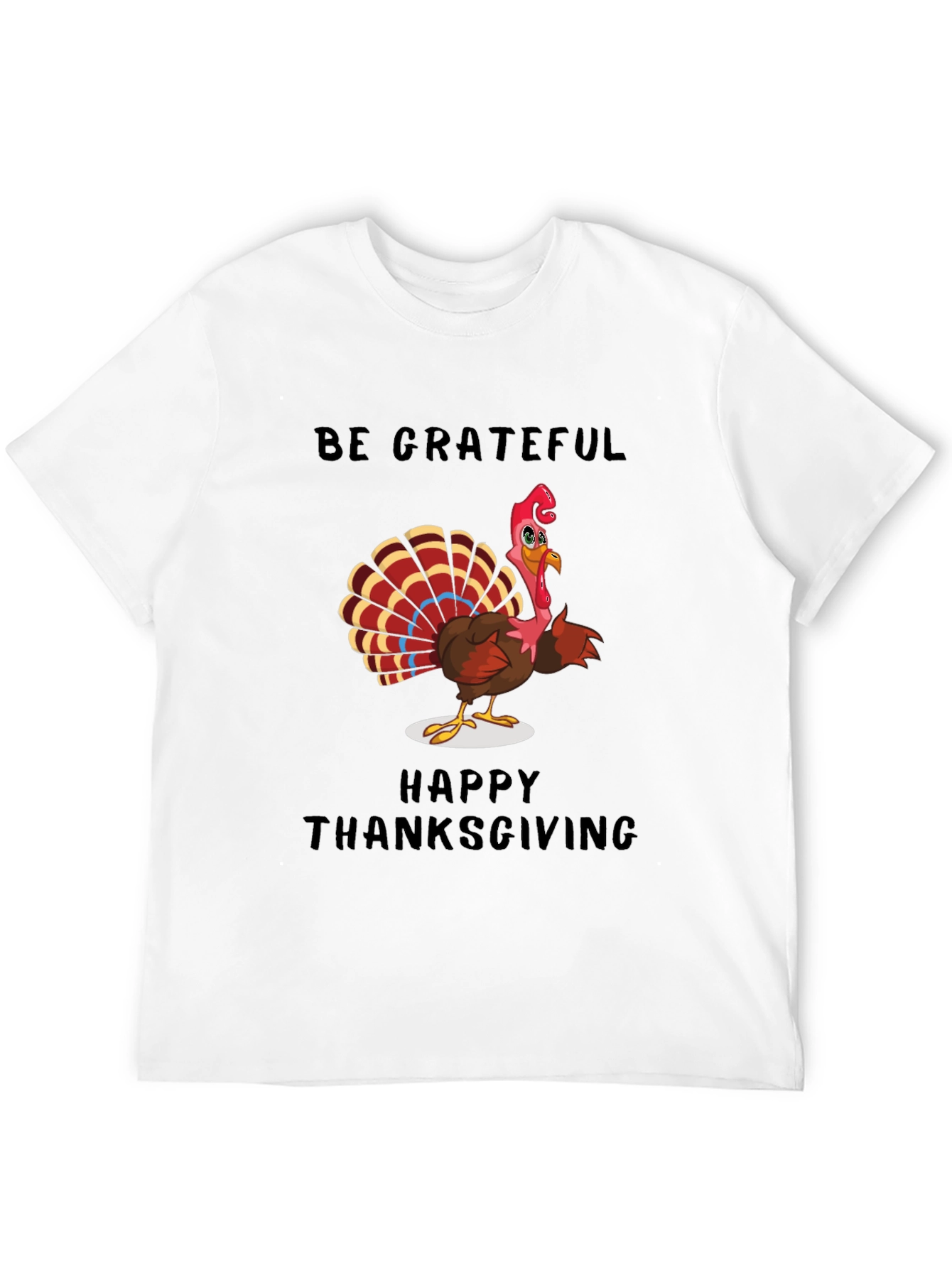 Thanksgiving Turkey Graphic T-Shirt