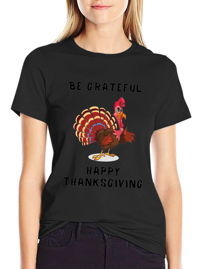 Thanksgiving Turkey Graphic T-Shirt