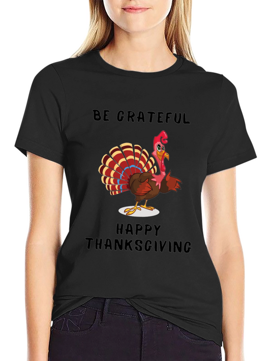 Thanksgiving Turkey Graphic T-Shirt