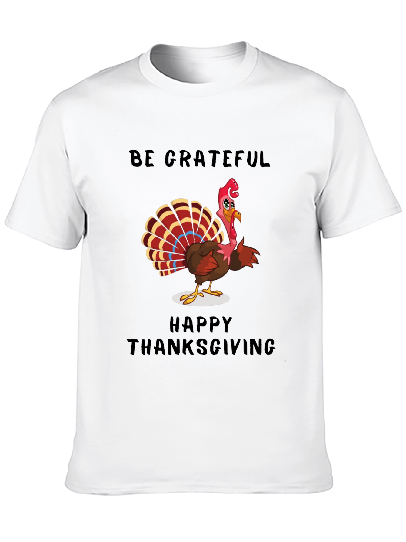 Thanksgiving Turkey Graphic T-Shirt