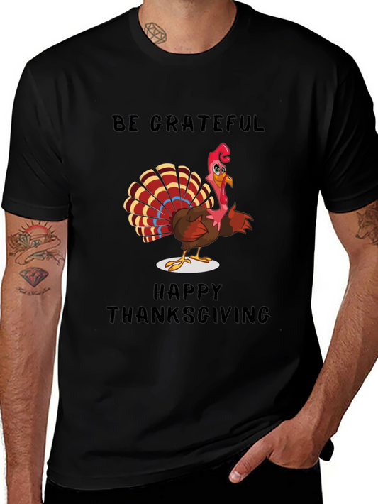 Thanksgiving Turkey Graphic T-Shirt
