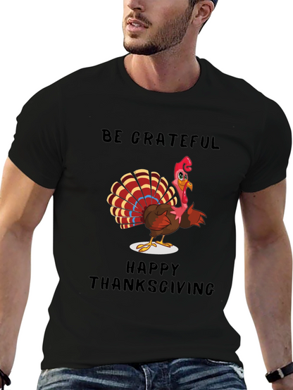 Thanksgiving Turkey Graphic T-Shirt