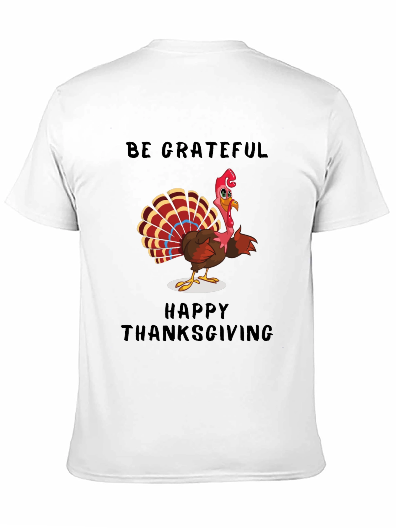 Thanksgiving Turkey Graphic T-Shirt