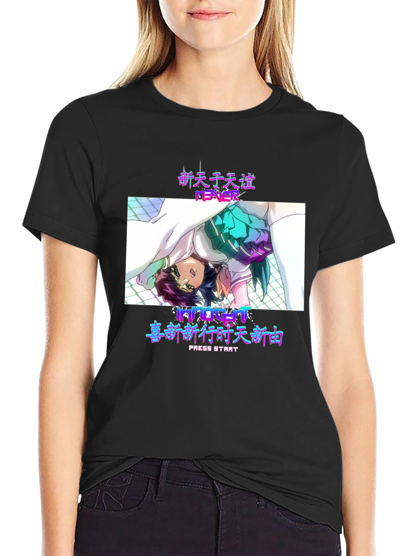 Anime Fever Black T-Shirt