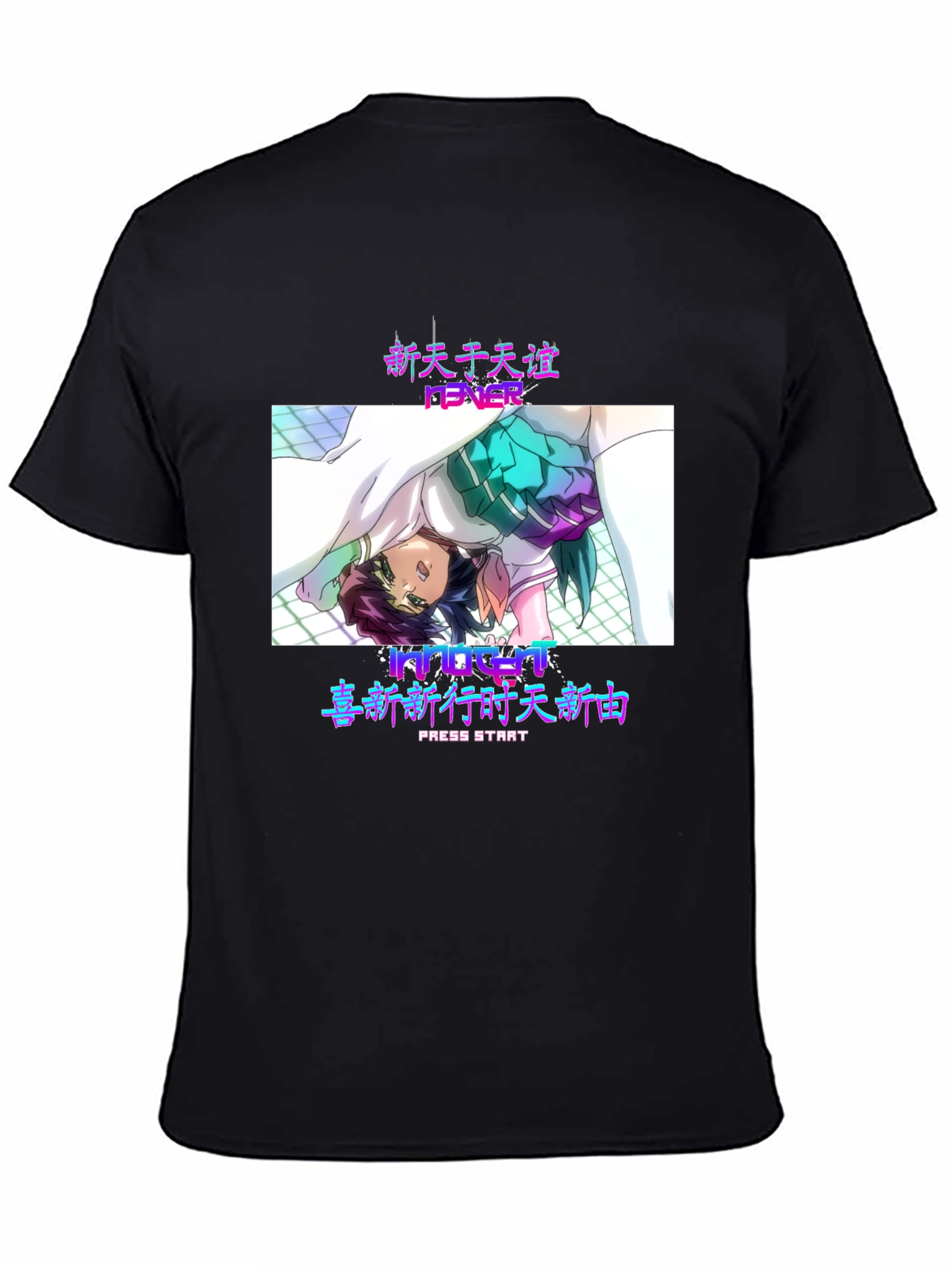 Anime Fever Black T-Shirt