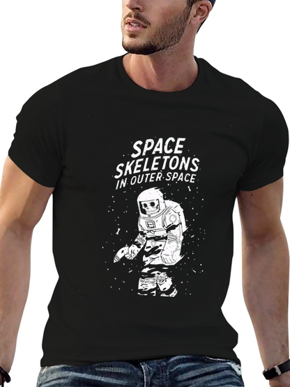 Space Skeletons T-Shirt - Outer Space Design