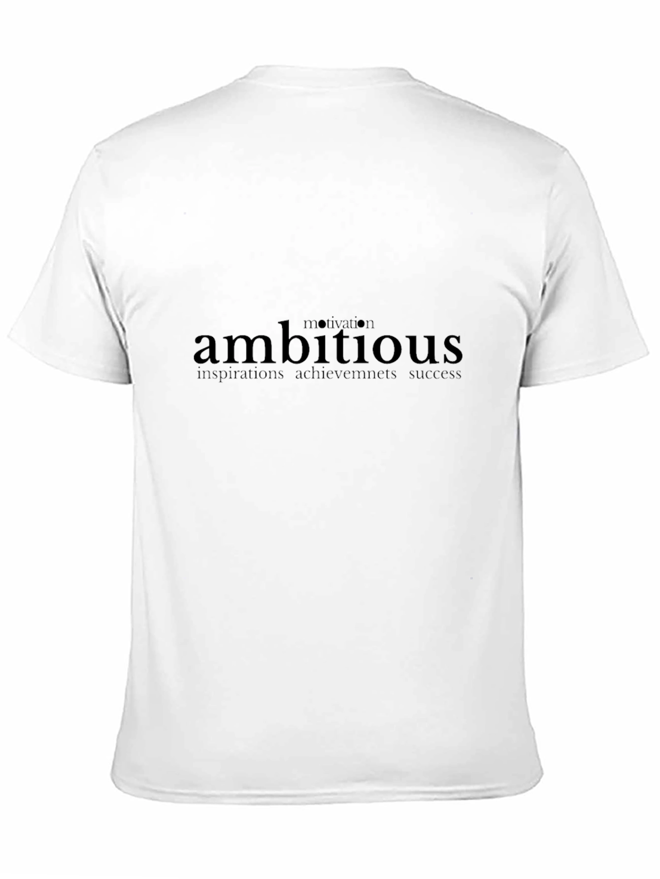 Ambitious Motivation Black T-Shirt