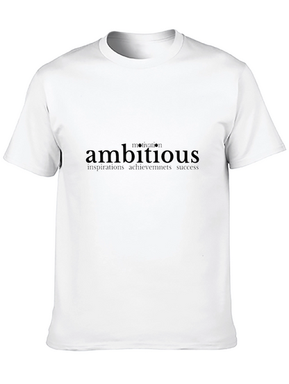 Ambitious Motivation Black T-Shirt