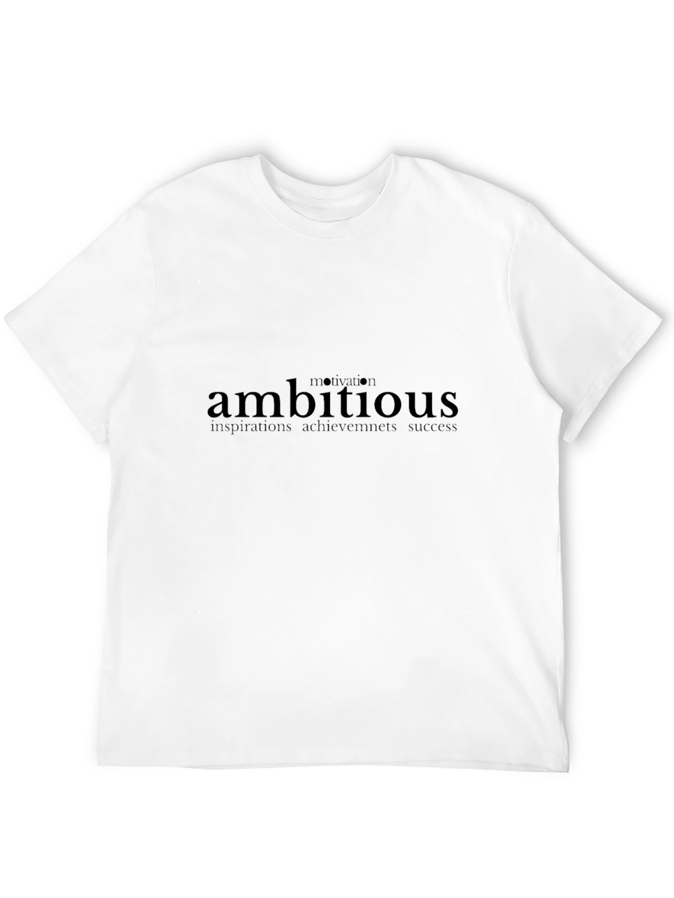 Ambitious Motivation Black T-Shirt