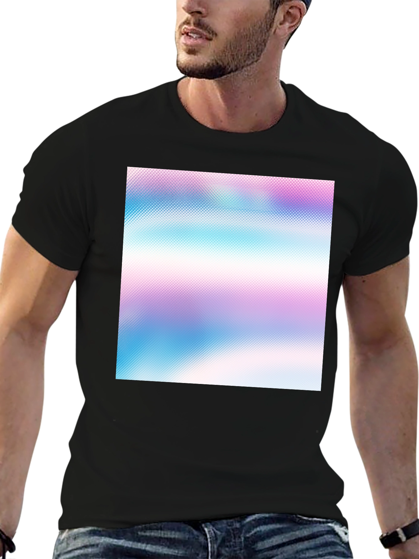 Vaporwave Gradient T-Shirt - Stylish Comfort