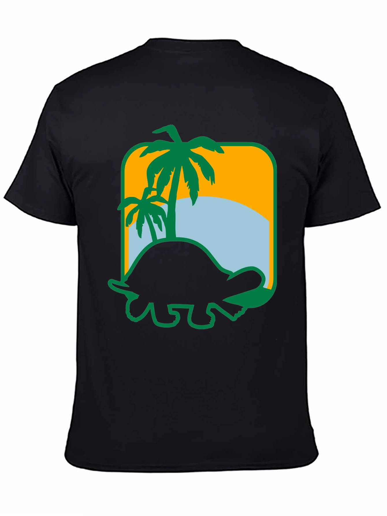 Tropical Turtle Graphic Tee - Beach Vibes