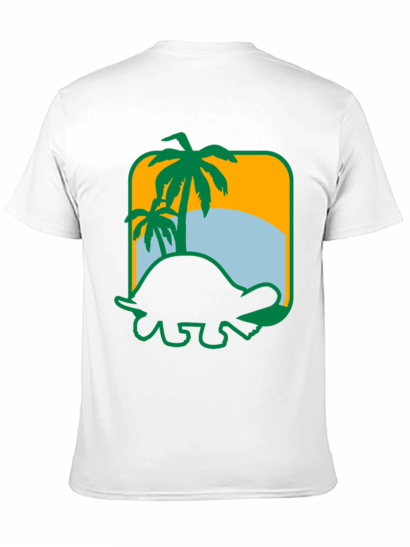 Tropical Turtle Graphic Tee - Beach Vibes