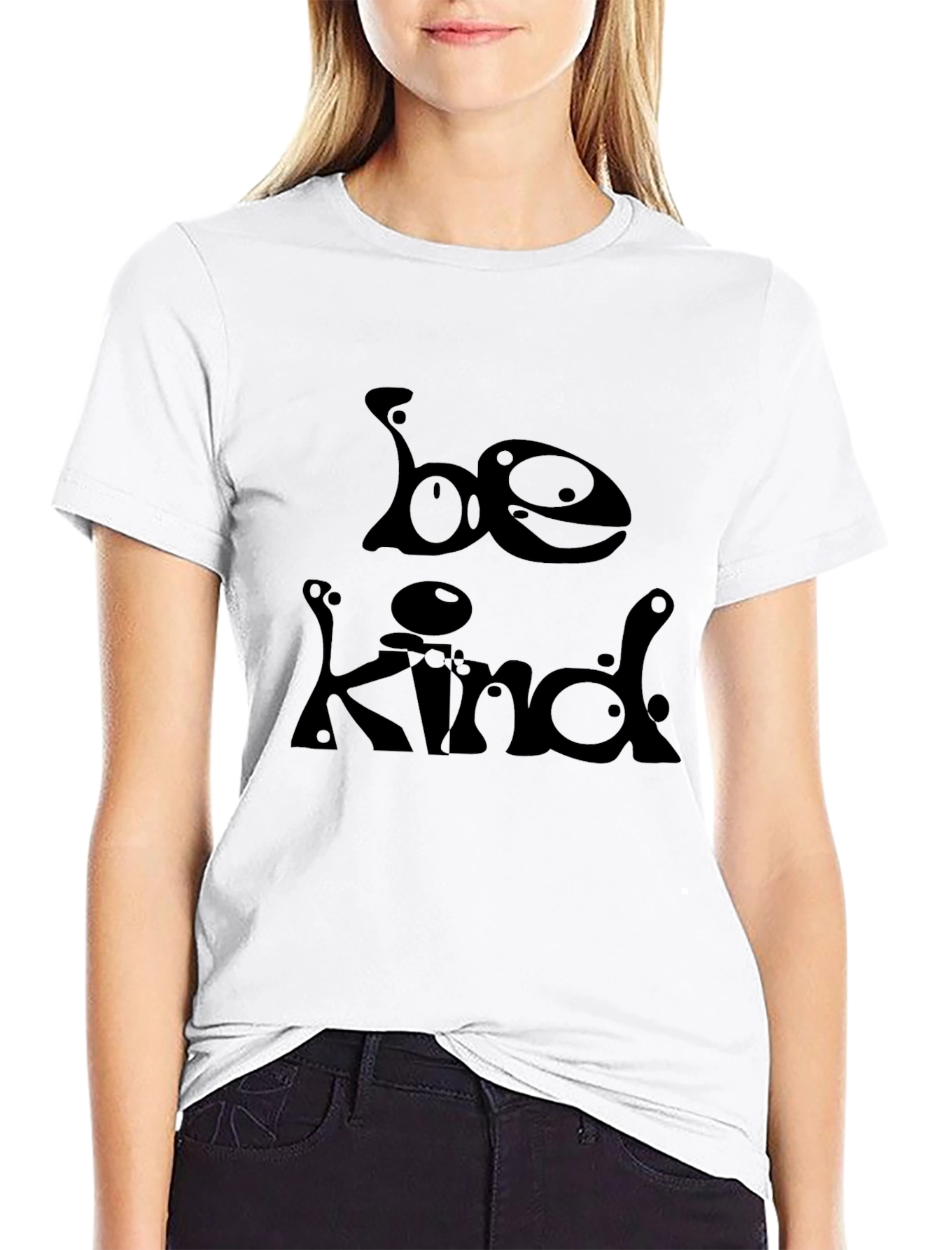Be Kind Black Graphic Tee