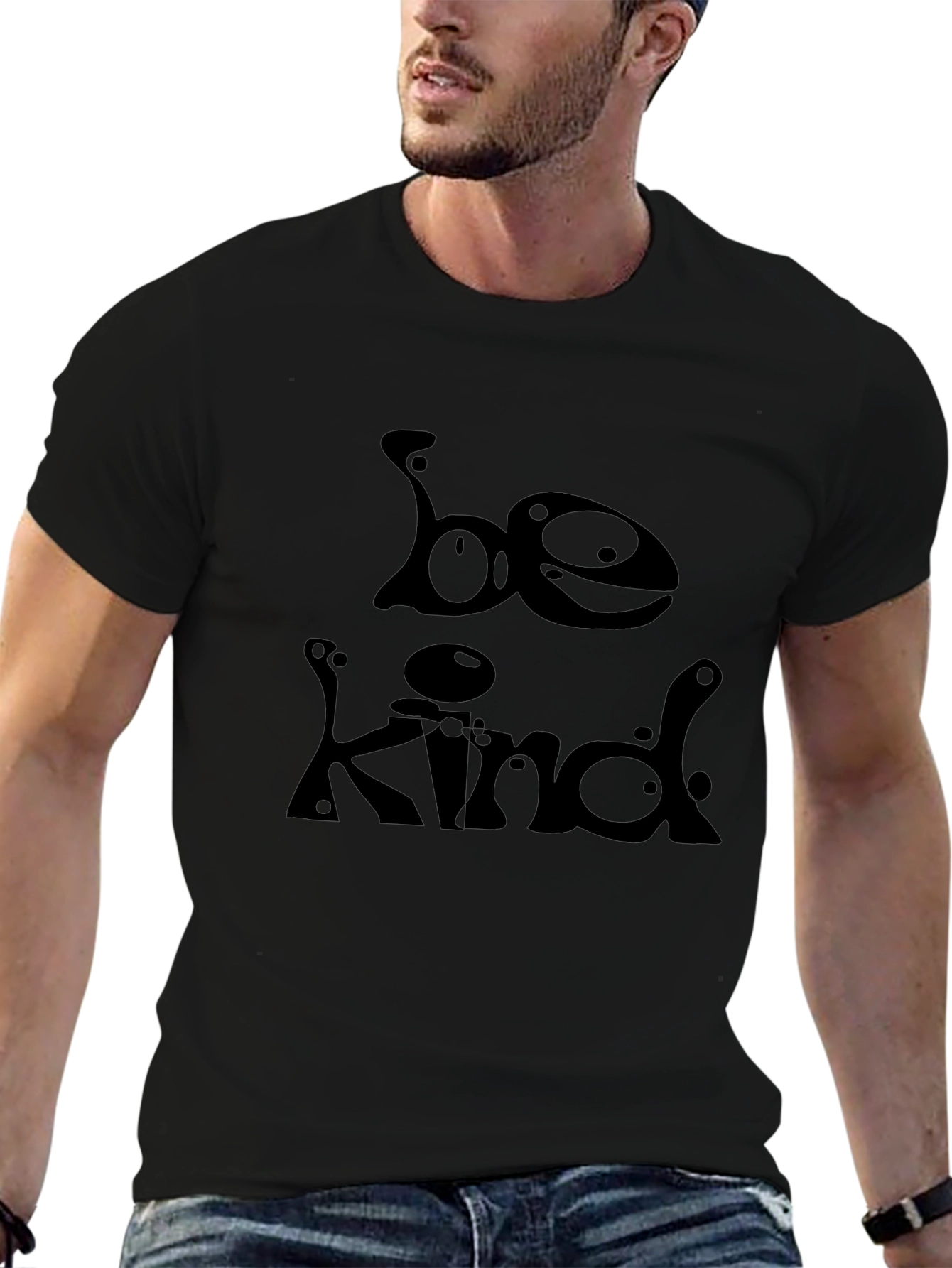 Be Kind Black Graphic Tee