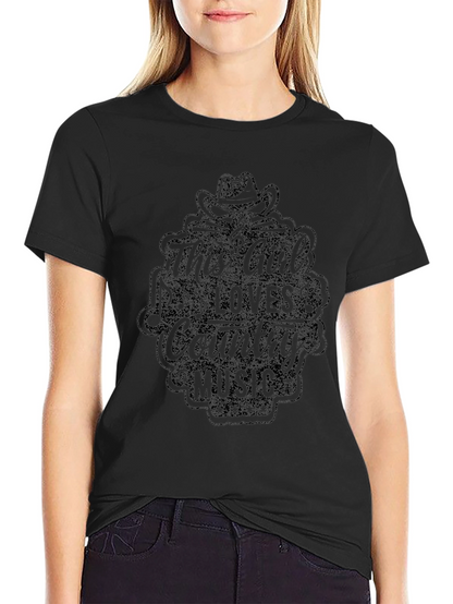 This Girl Loves Country Music Black T-Shirt