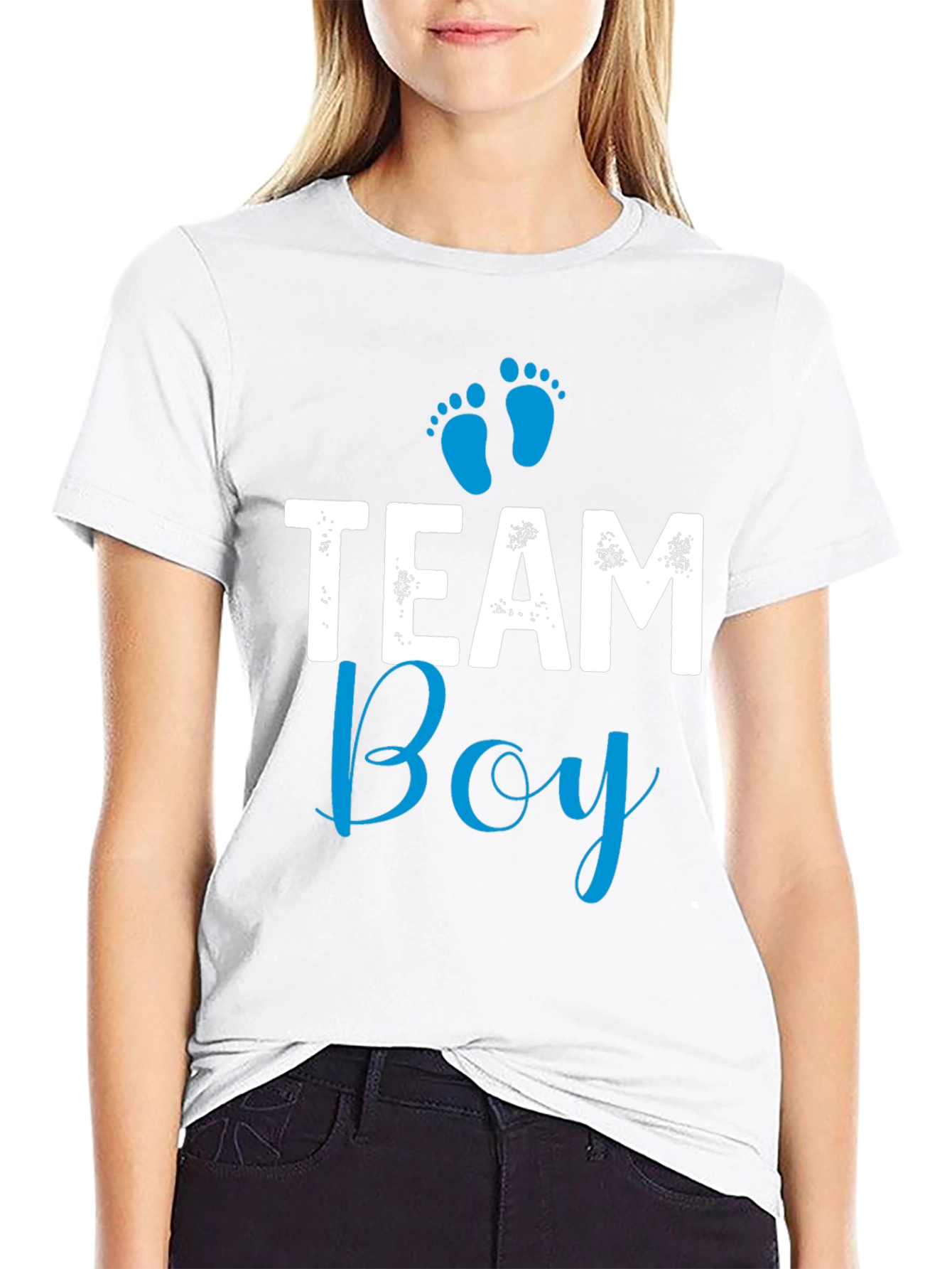 Team Boy T-Shirt - Baby Shower Gender Reveal Tee