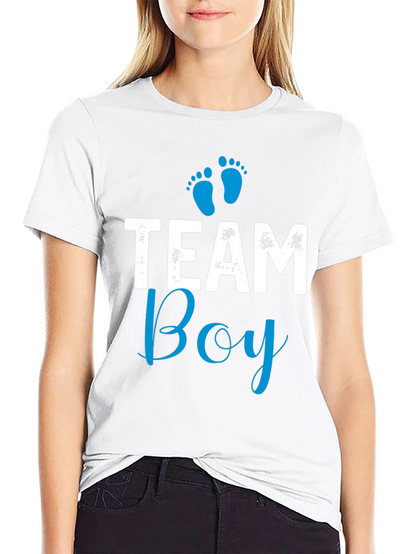 Team Boy T-Shirt - Baby Shower Gender Reveal Tee