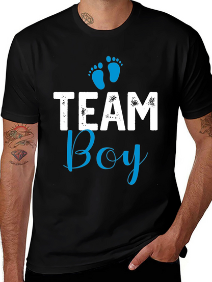 Team Boy T-Shirt - Baby Shower Gender Reveal Tee