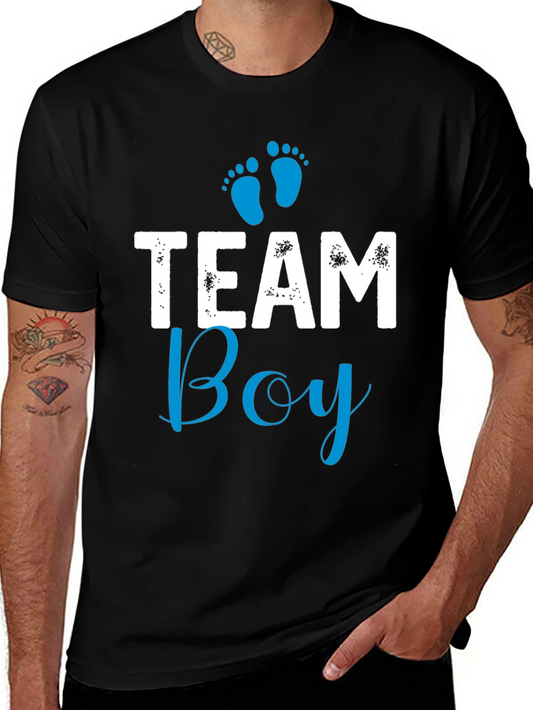 Team Boy T-Shirt - Baby Shower Gender Reveal Tee