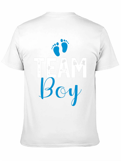 Team Boy T-Shirt - Baby Shower Gender Reveal Tee