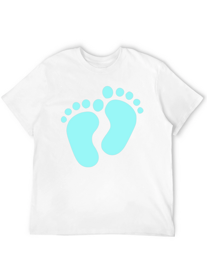 Baby Feet Graphic Tee - New Parent T-Shirt