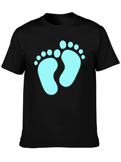 Baby Feet Graphic Tee - New Parent T-Shirt