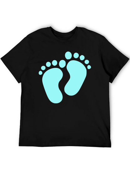 Baby Feet Graphic Tee - New Parent T-Shirt