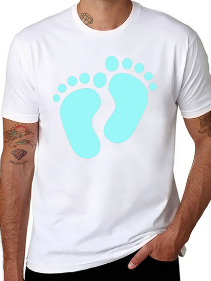 Baby Feet Graphic Tee - New Parent T-Shirt