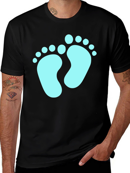 Baby Feet Graphic Tee - New Parent T-Shirt
