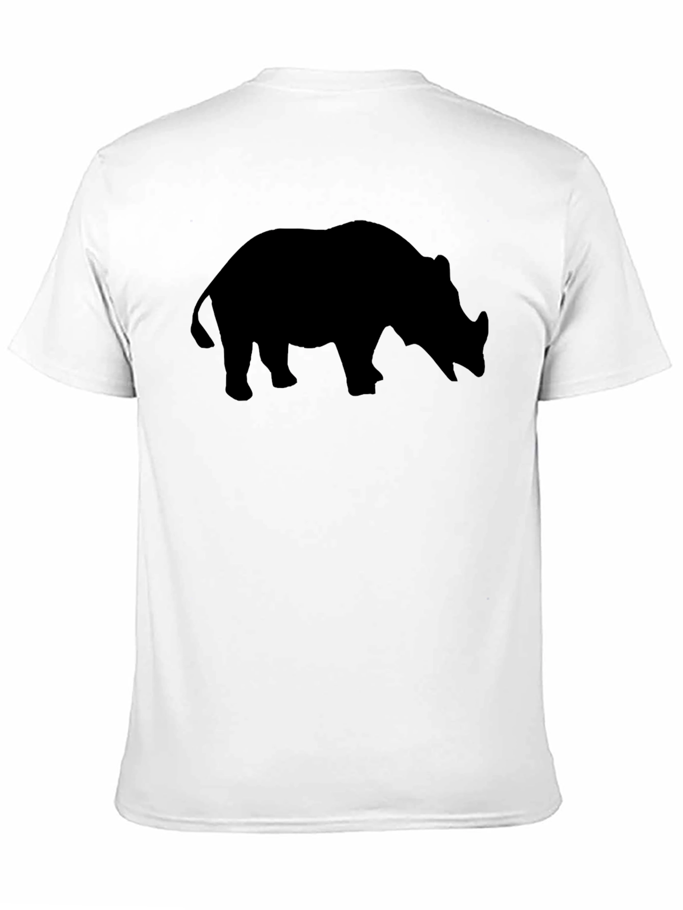 Black Rhino Silhouette T-Shirt