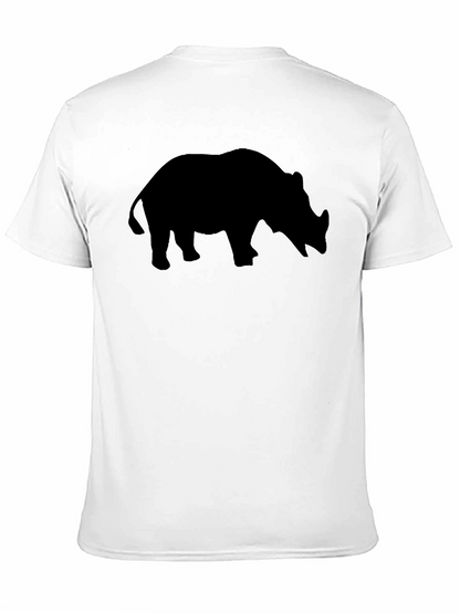 Black Rhino Silhouette T-Shirt