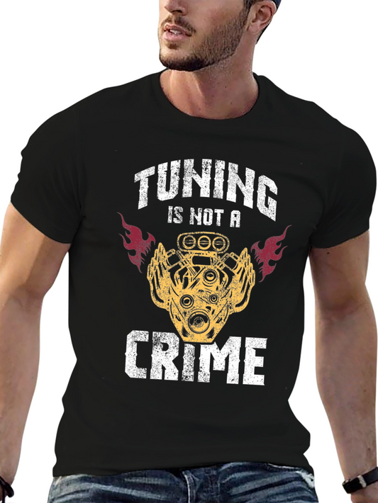 Tuning Is Not A Crime Graphic T-Shirt
