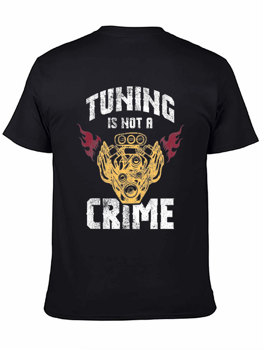 Tuning Is Not A Crime Graphic T-Shirt