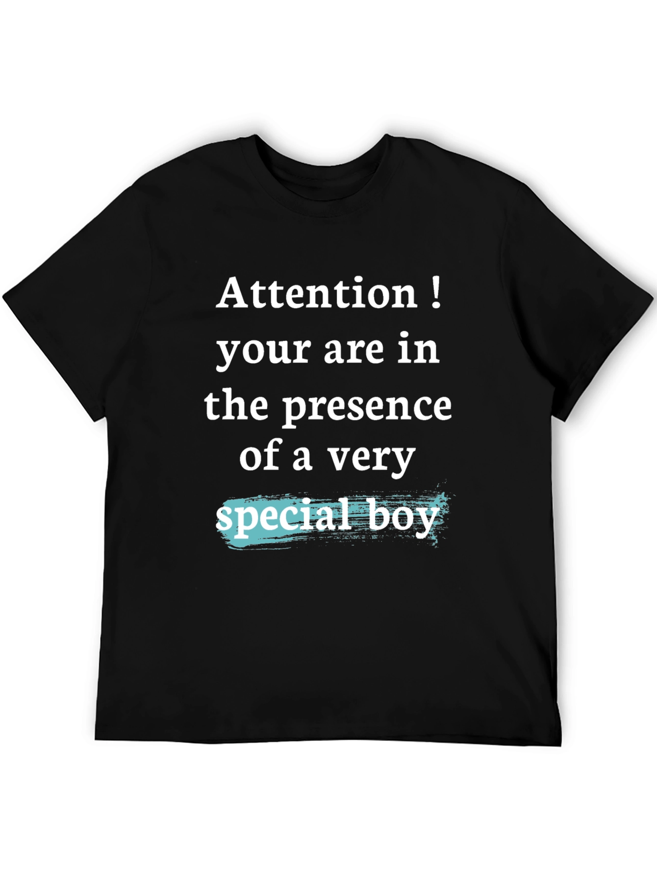 Attention Special Boy Graphic T-Shirt