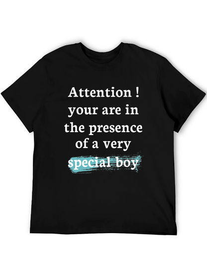 Attention Special Boy Graphic T-Shirt