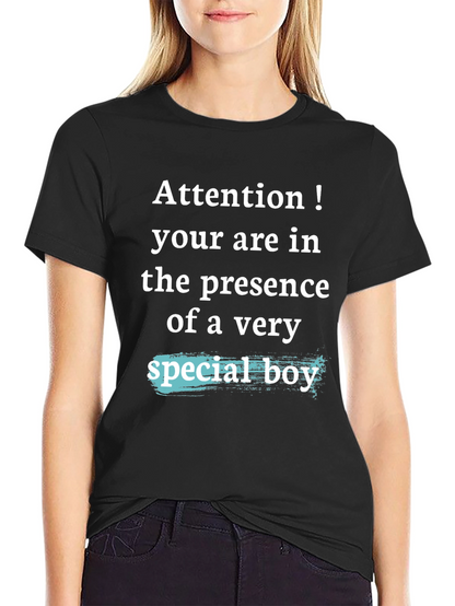 Attention Special Boy Graphic T-Shirt
