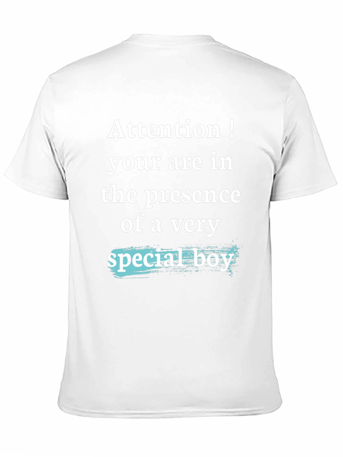 Attention Special Boy Graphic T-Shirt