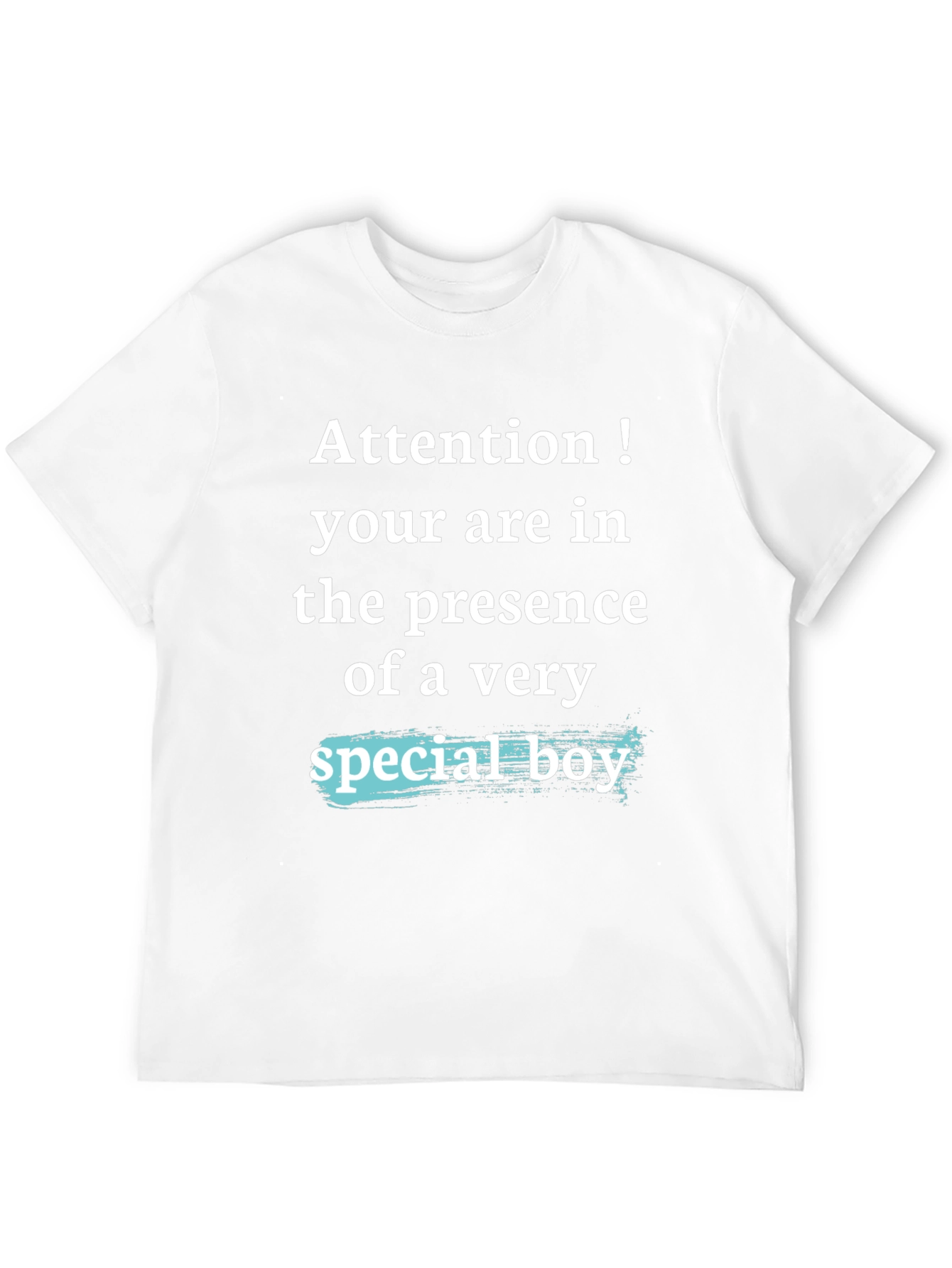 Attention Special Boy Graphic T-Shirt