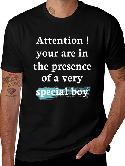 Attention Special Boy Graphic T-Shirt