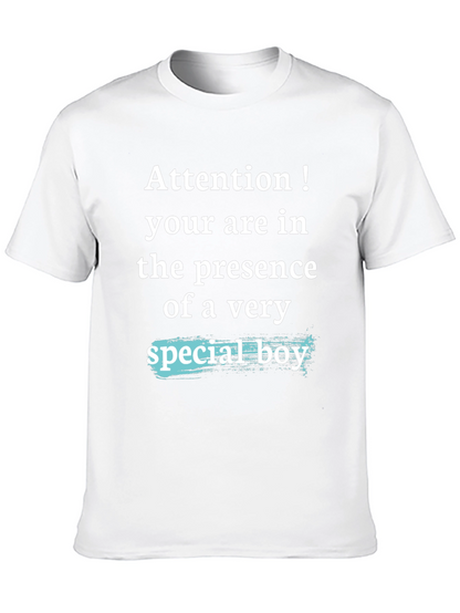 Attention Special Boy Graphic T-Shirt