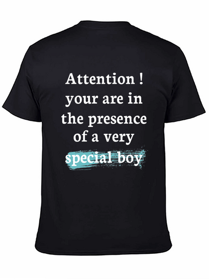 Attention Special Boy Graphic T-Shirt
