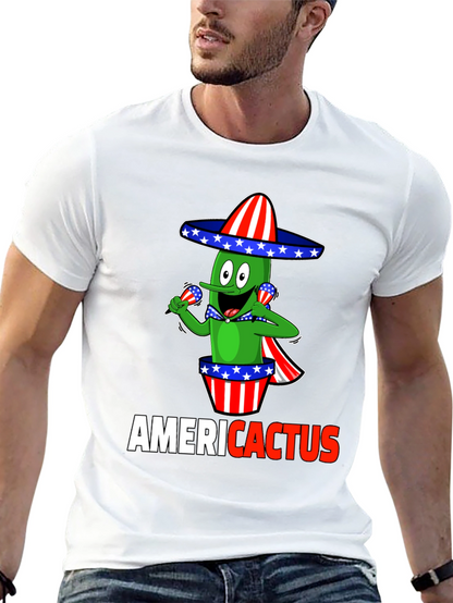 Americactus Patriotic T-Shirt