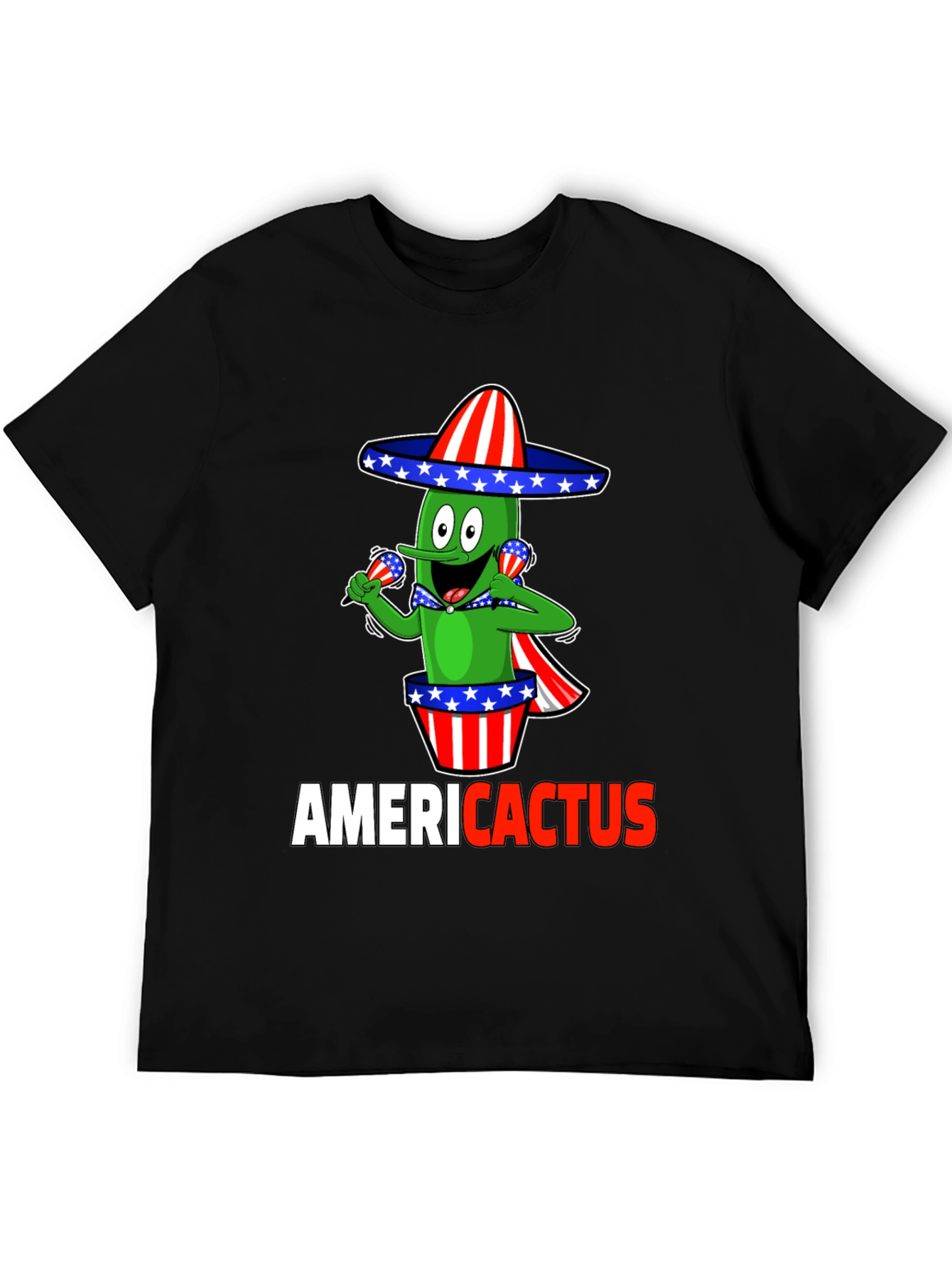 Americactus Patriotic T-Shirt