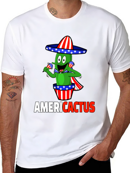 Americactus Patriotic T-Shirt