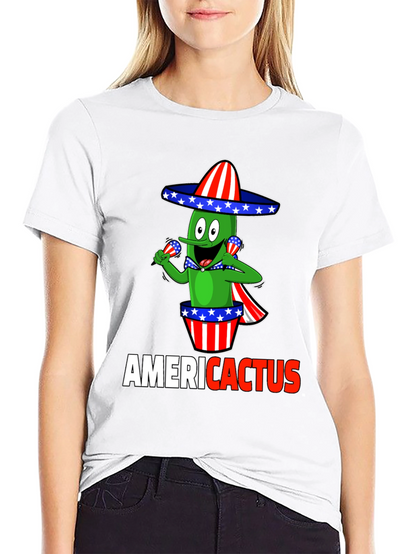 Americactus Patriotic T-Shirt