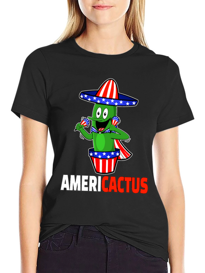 Americactus Patriotic T-Shirt
